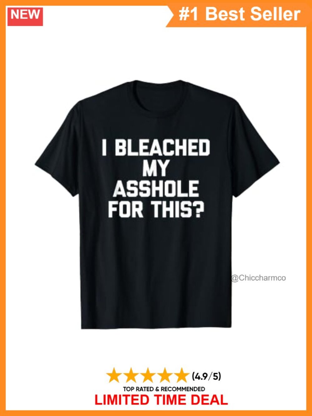 Funny Sarcastic Novelty T-Shirt Short Sleeve Crew Neck